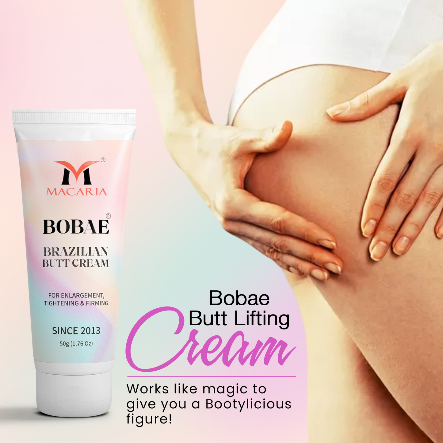 Bobae Brazilian Butt Cream, 50g