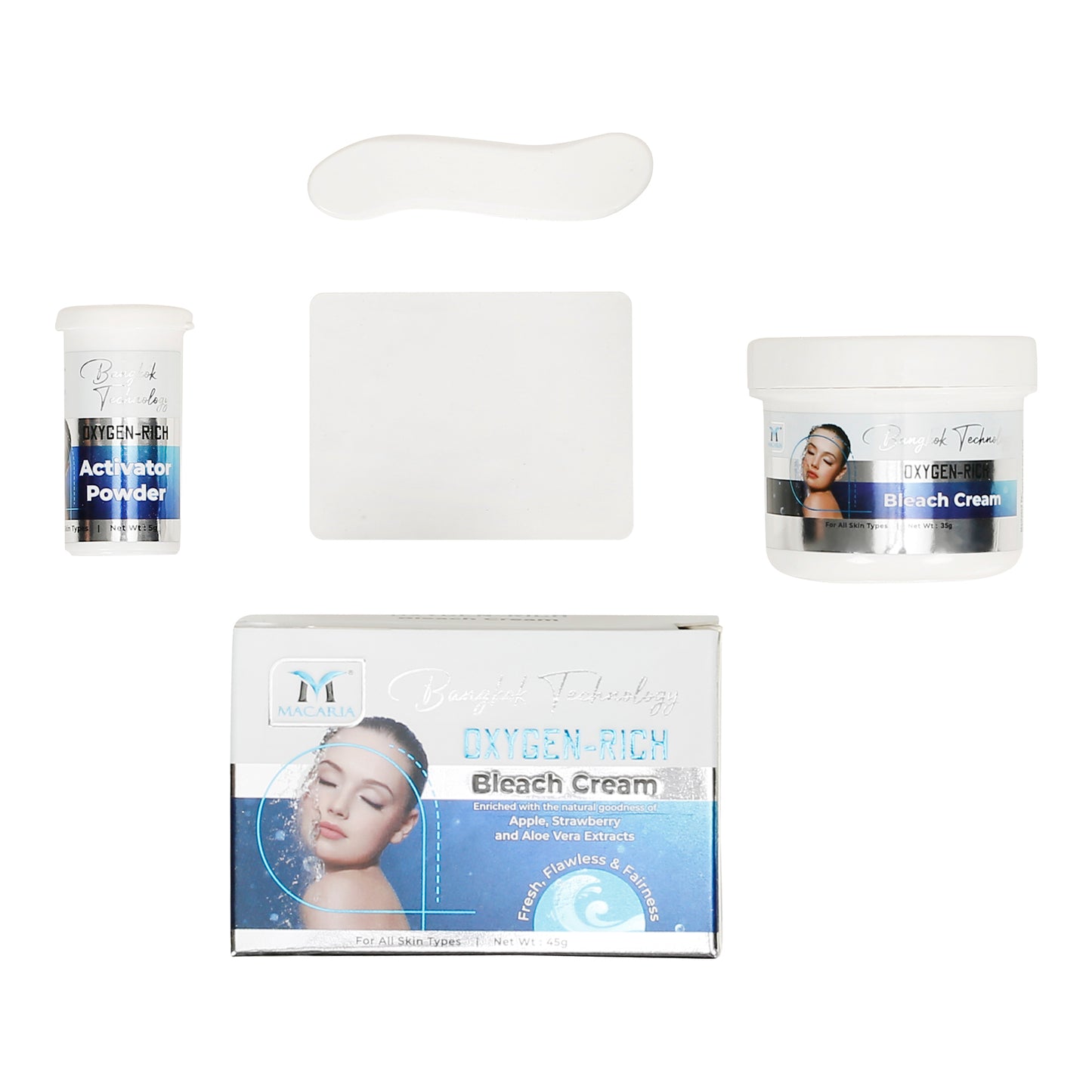 Macaria Oxygen Rich Bleach Cream, 45g