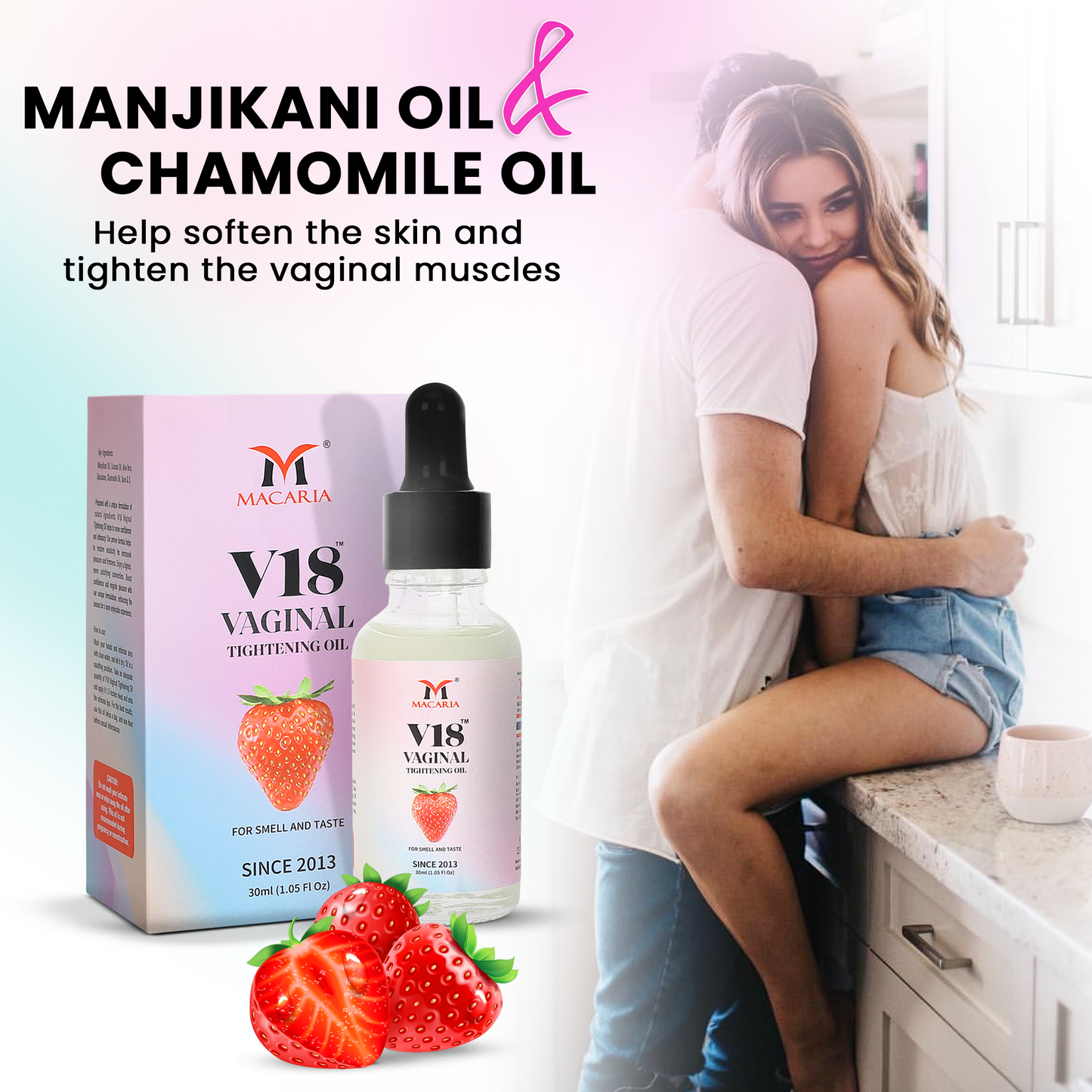V18 Vaginal Tightening Oil, 30ml