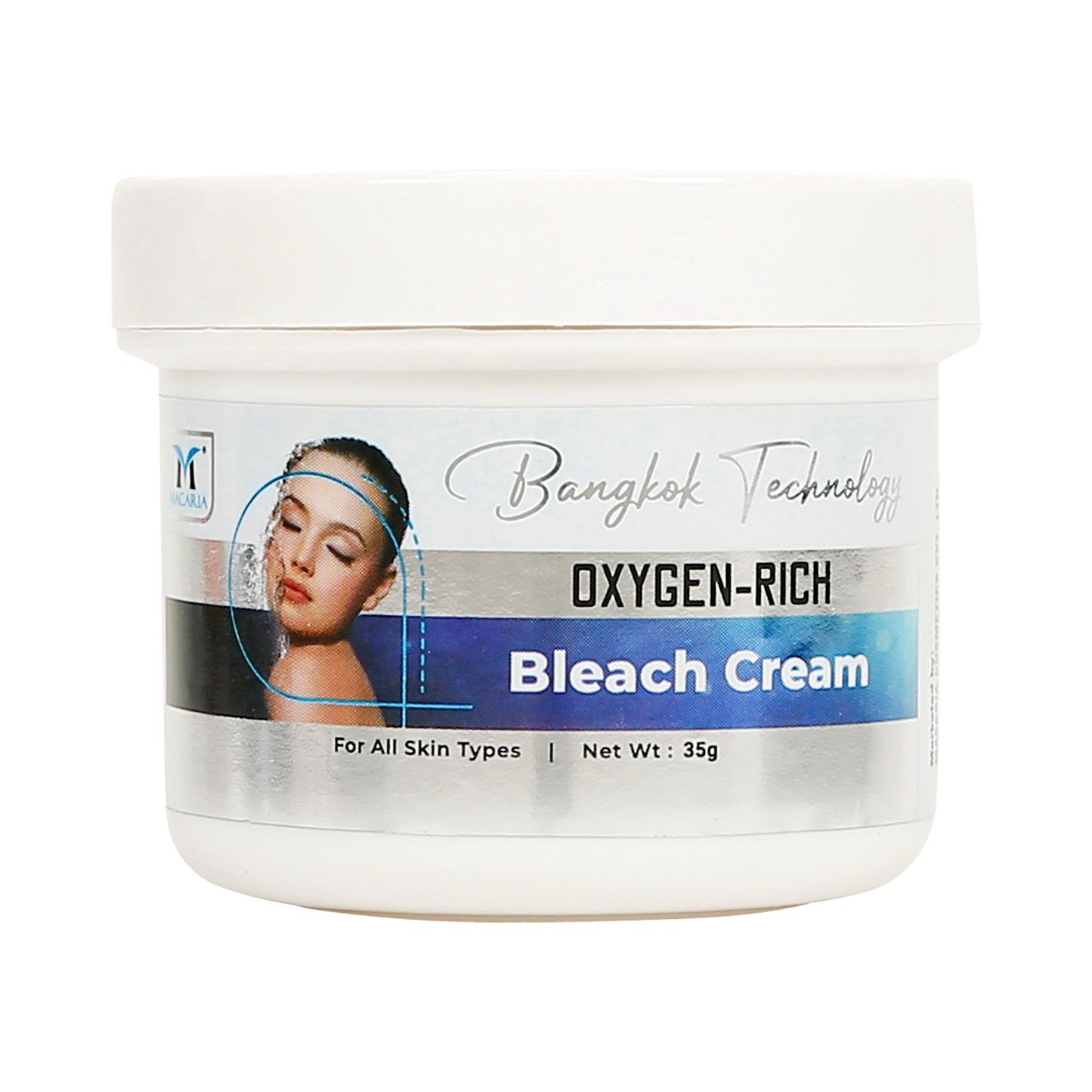 Macaria Oxygen Rich Bleach Cream, 45g