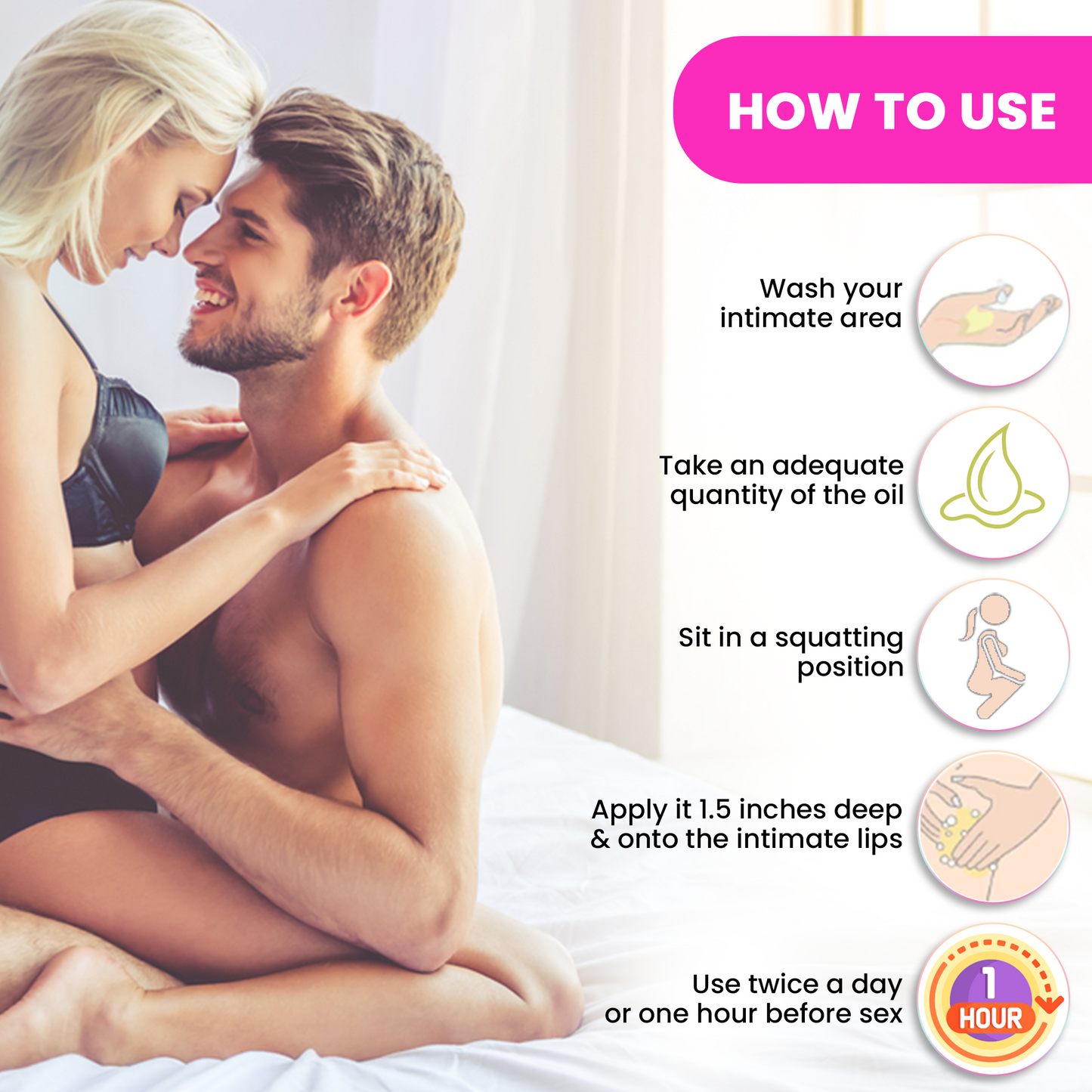 V18 Vaginal Tightening Oil, 30ml