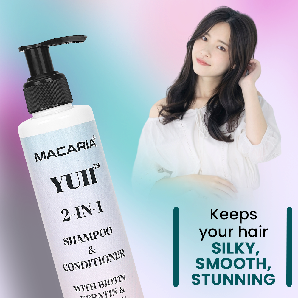 Yuii Biotin, Keratin & Collagen Shampoo & Conditioner, 200ml
