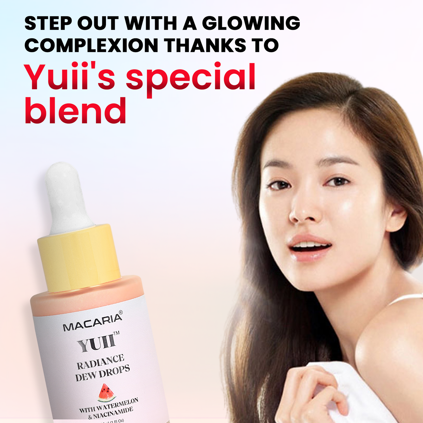 Yuii Watermelon Radiance Dew Drops, 30ml