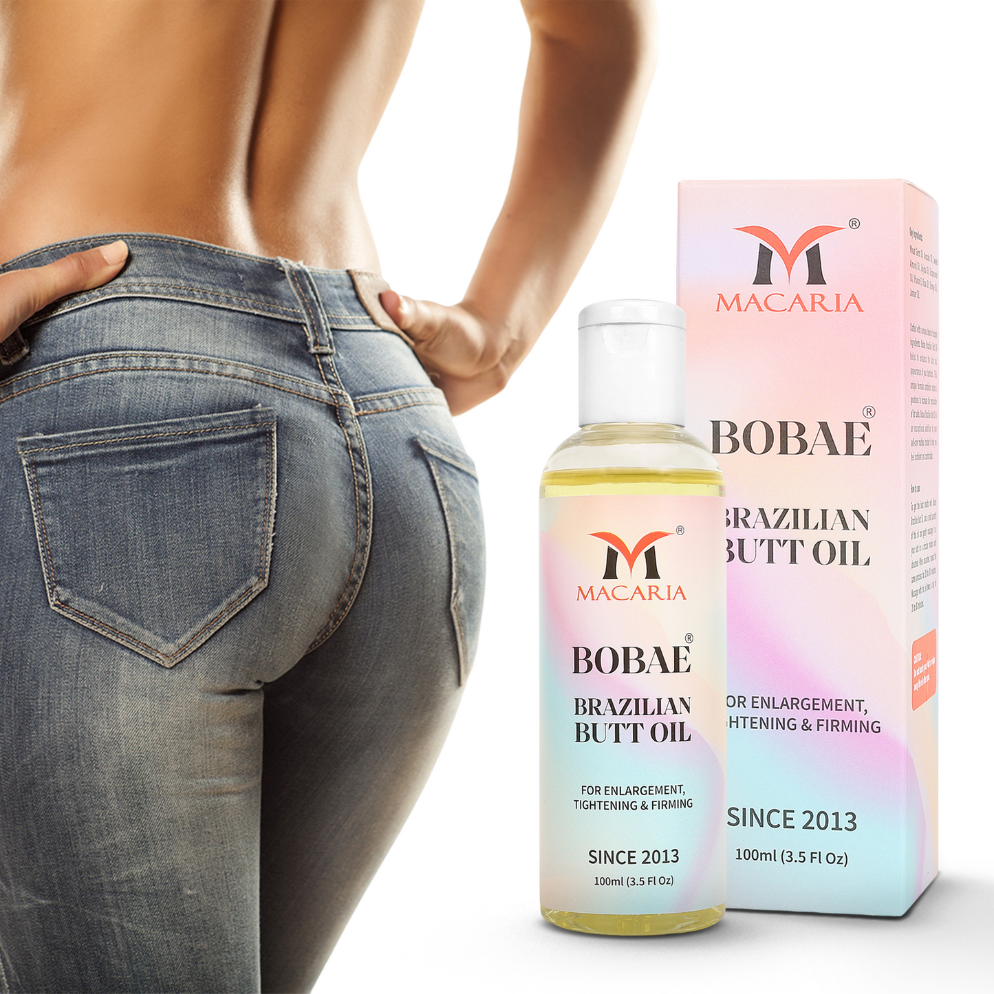 Bobae Brazilian Butt Oil, 100ml