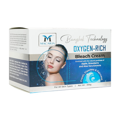 Macaria Oxygen Rich Bleach Cream, 300g