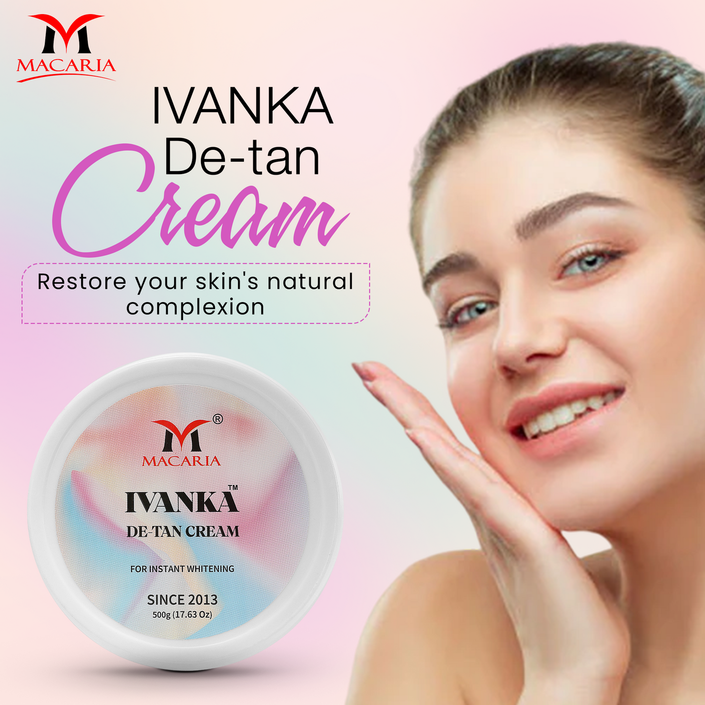 Ivanka De-TAN Cream, 500g