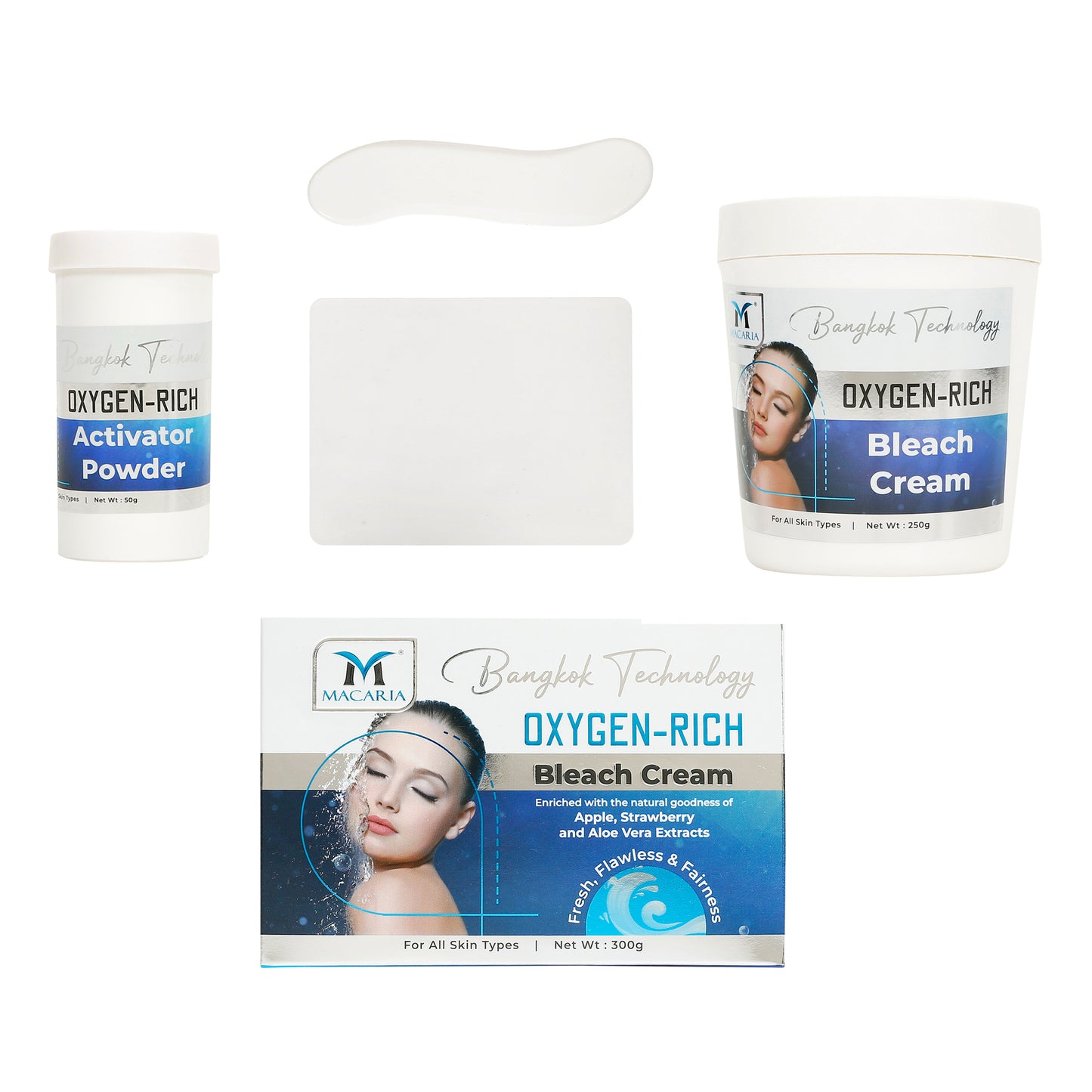 Macaria Oxygen Rich Bleach Cream, 300g