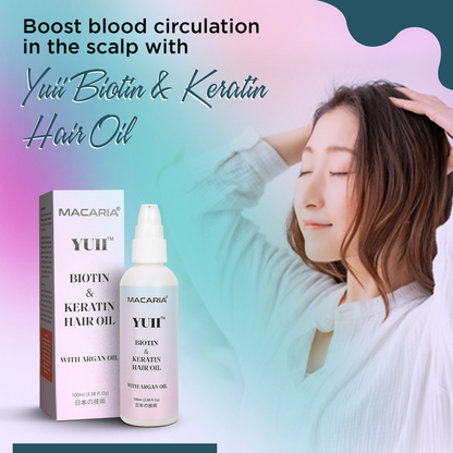 Yuii Biotin & Keratin Hair Oil, 100ml