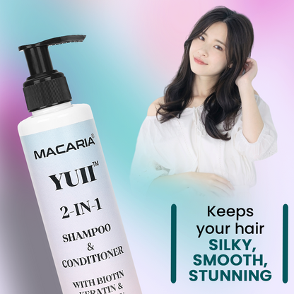 Yuii Biotin, Keratin & Collagen Shampoo & Conditioner, 200ml