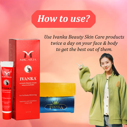 Ivanka Intimate Beauty Cream with Ivanka Instant Whitening Soap